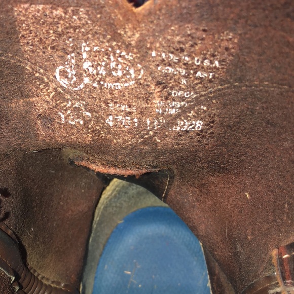 Used Men’s Justin Double Comfort Work Boots In Briar Pitstop 4761 Size 13D - Picture 12 of 13